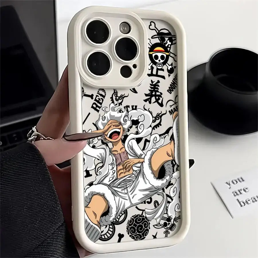 One Piece Luffy Phone Case – Soft Silicone Back Cover