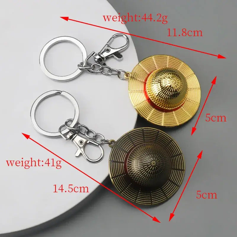 One Piece Monkey D. Luffy Hat Keychain – Pendant Keyring