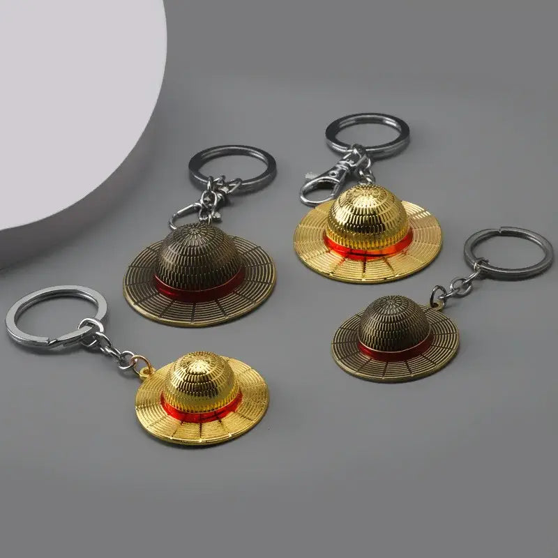One Piece Monkey D. Luffy Hat Keychain – Pendant Keyring