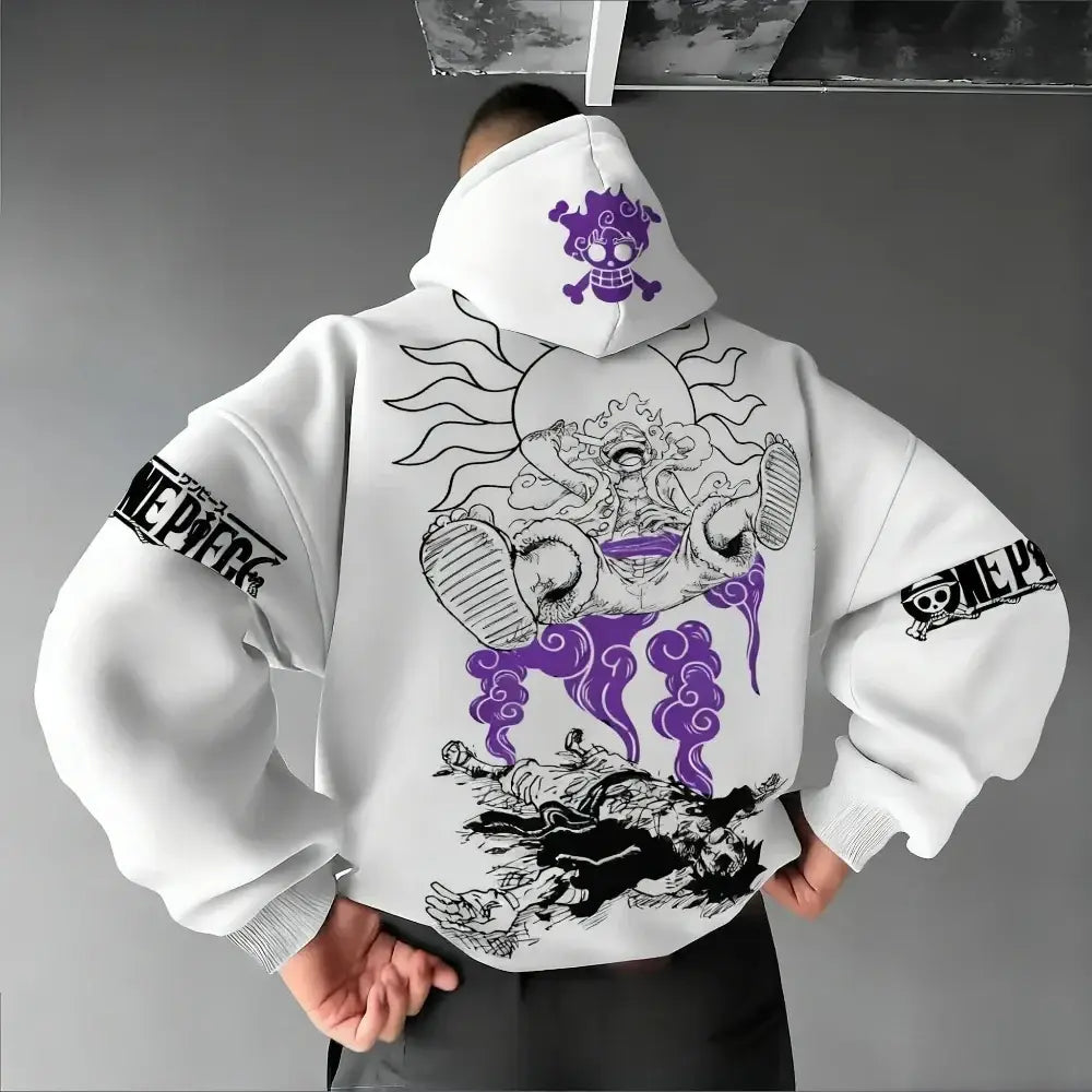 One Piece Monkey D. Luffy Hoodie – Long Sleeve Print