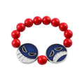 One Piece Portgas D. Ace Beads Bracelet – Red Anime Jewelry