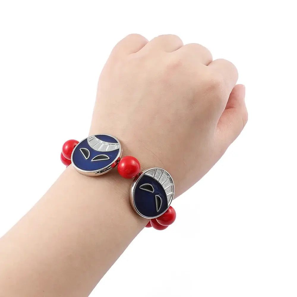 One Piece Portgas D. Ace Beads Bracelet – Red Anime Jewelry