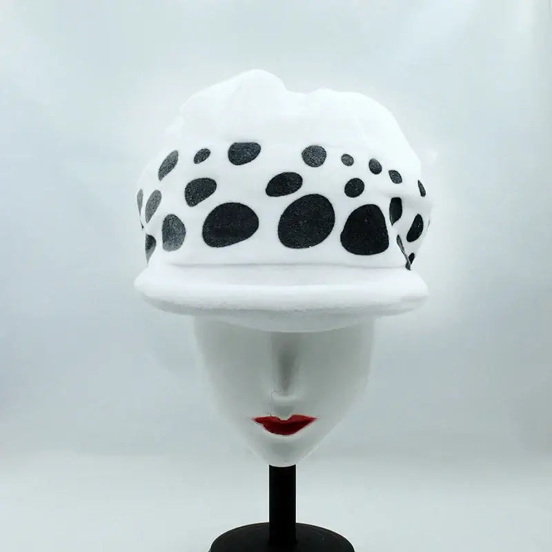 One Piece Trafalgar Law Plush Hat – White Spot Cap