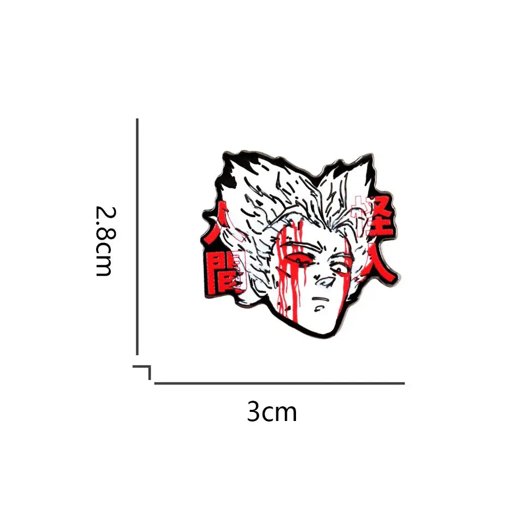 One Punch Man Garou Lapel Pin – Backpack Hat Badge