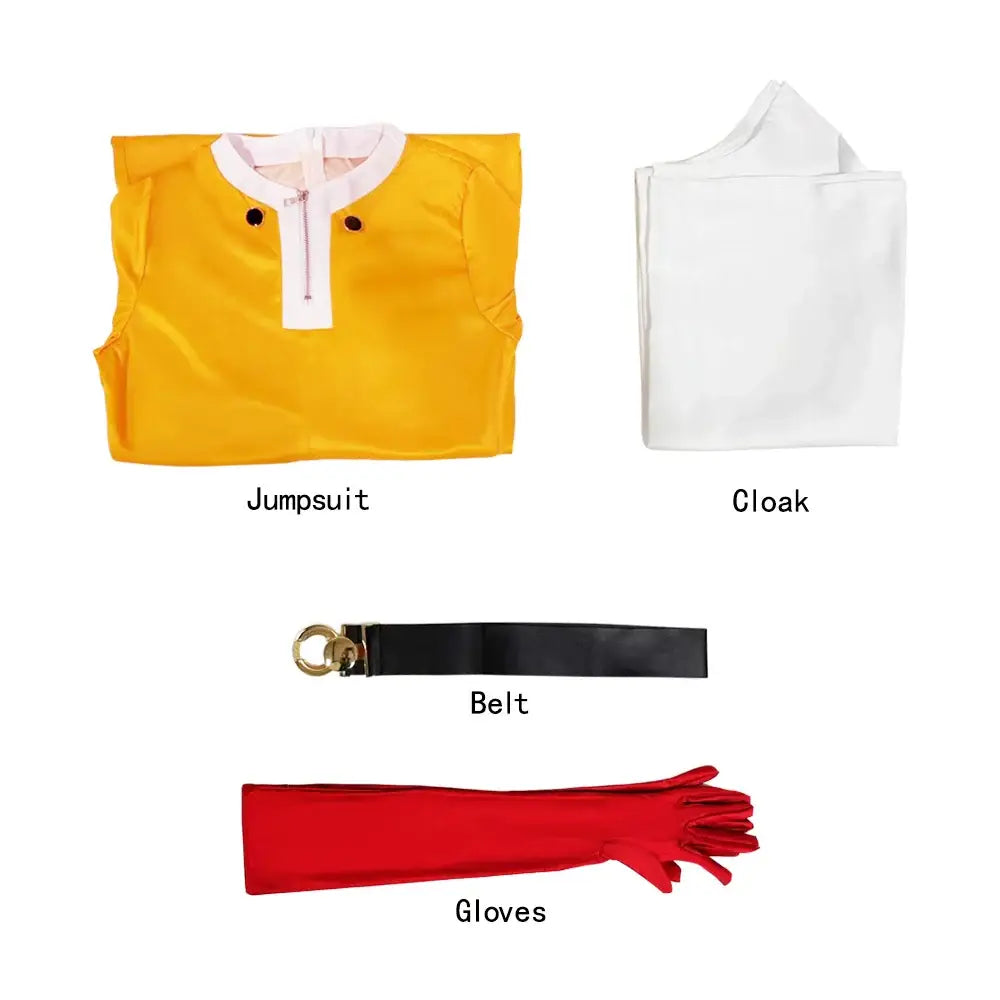 One Punch Man Saitama Cosplay Suit – Full Set with Cloak