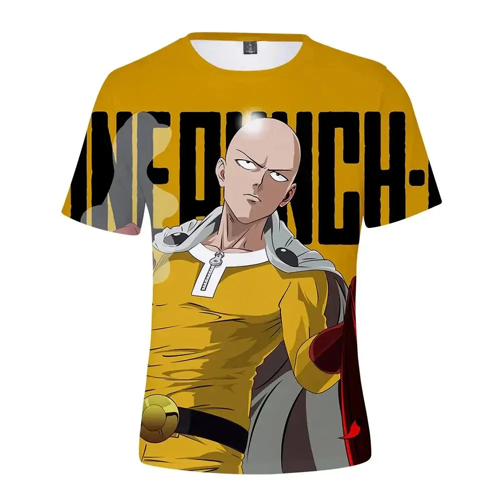One Punch Man Saitama Oversized T-Shirt – 3D Printed