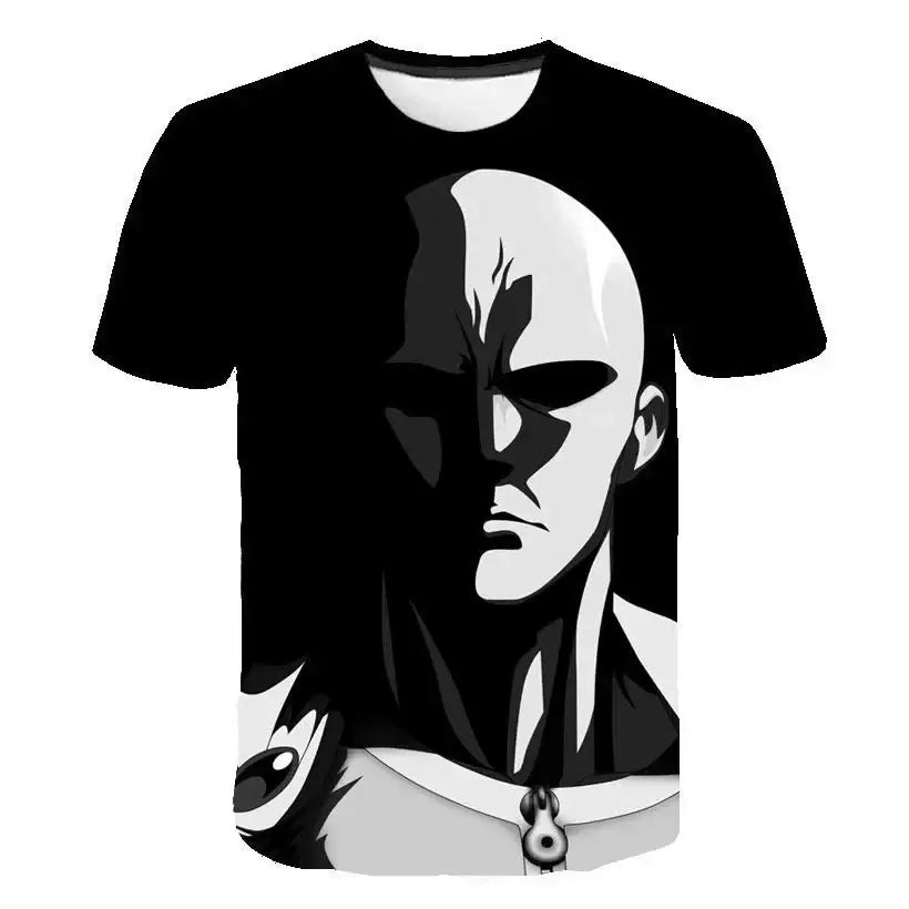 One Punch Man Saitama Oversized T-Shirt – 3D Printed