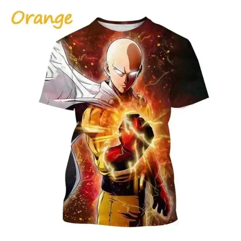 One Punch Man Saitama Oversized T-Shirt – 3D Printed