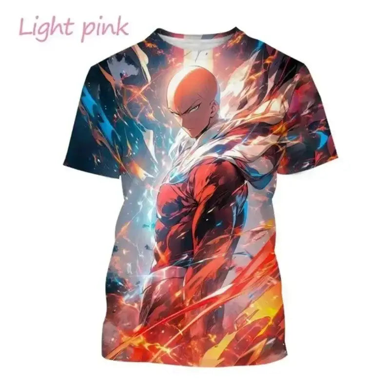One Punch Man Saitama Oversized T-Shirt – 3D Printed