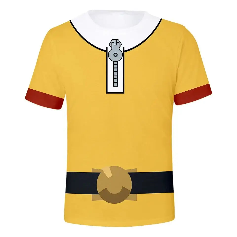 One Punch Man Saitama Oversized T-Shirt – 3D Printed