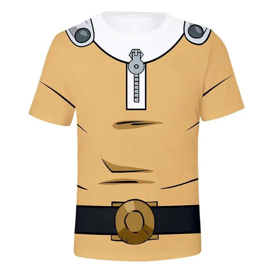 One Punch Man Saitama Oversized T-Shirt – 3D Printed