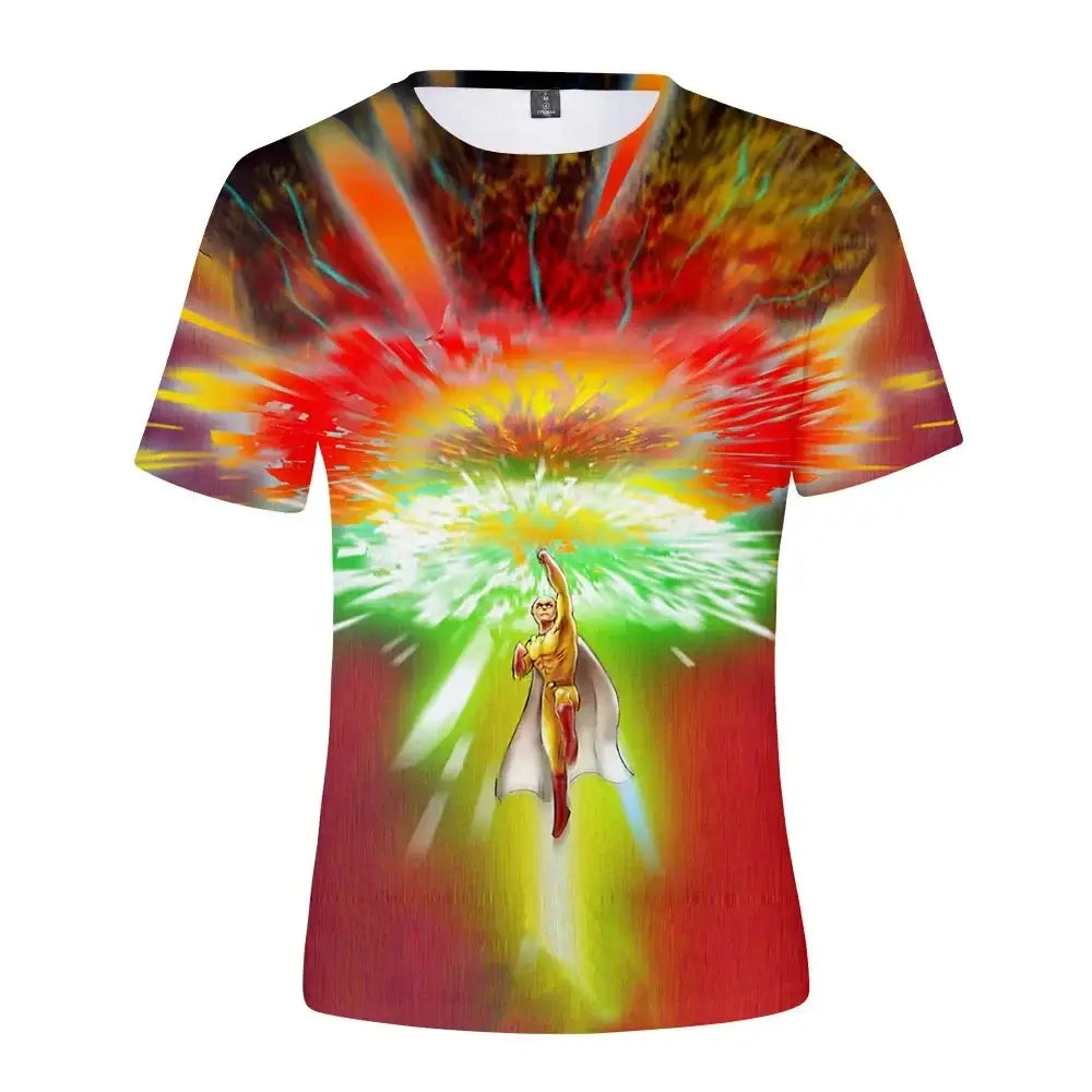 One Punch Man Saitama Oversized T-Shirt – 3D Printed