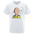 One Punch Man Saitama Unisex T-Shirt – Cotton Crewneck