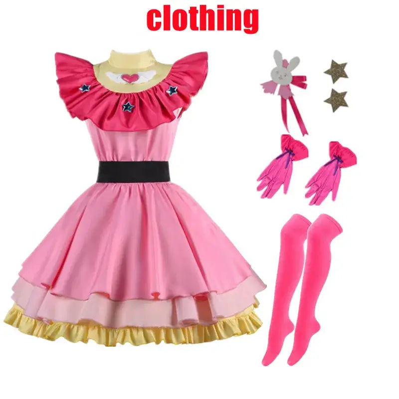 Oshi No Ko Ai Hoshino Cosplay Dress – Pink Lolita Skirt
