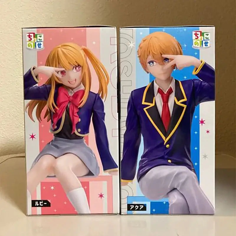 Oshi No Ko Hoshino Aqua & Ruby PVC Figures – 13CM