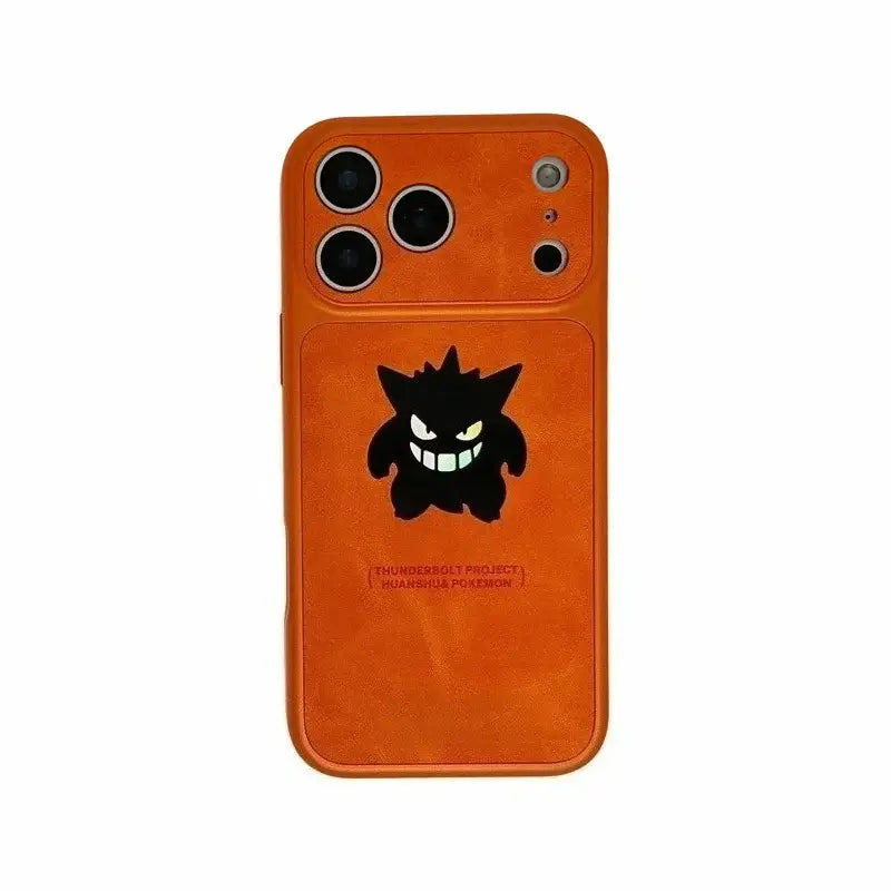 Pokemon Gengar Phone Case – Laser Leather Texture