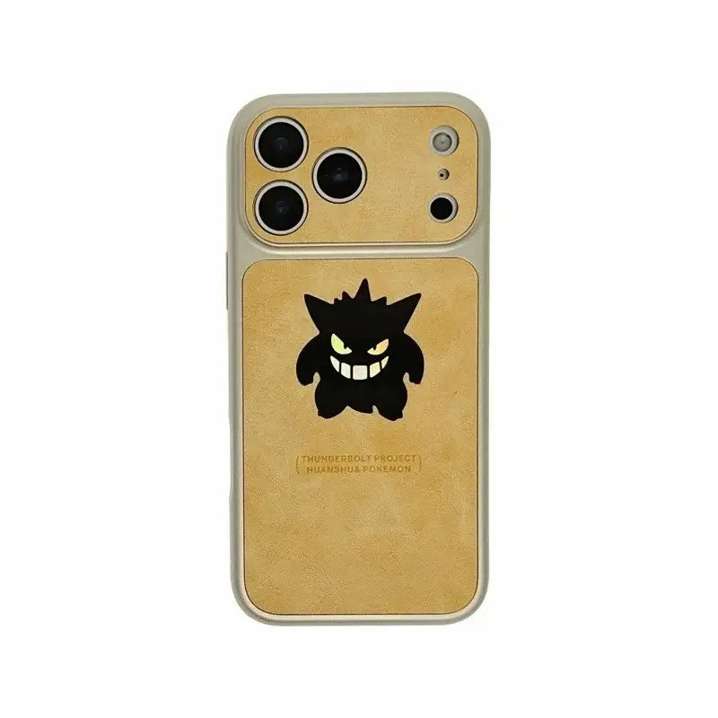 Pokemon Gengar Phone Case – Laser Leather Texture