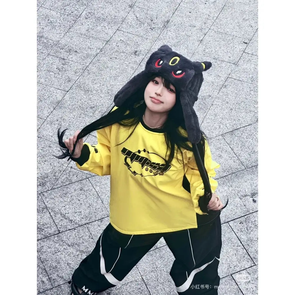 Pokemon Pikachu Airbag Hat – Pinch Ears, Winter Warm