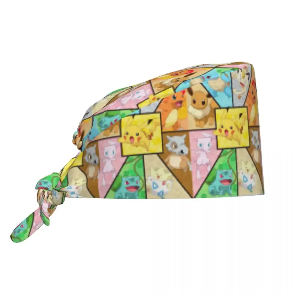 Pokémon Surgical Scrub Cap – Cotton Medical Hat