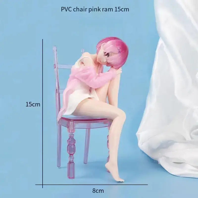 Re:Zero Rem Sitting Chair PVC Figure – Cute Collectible