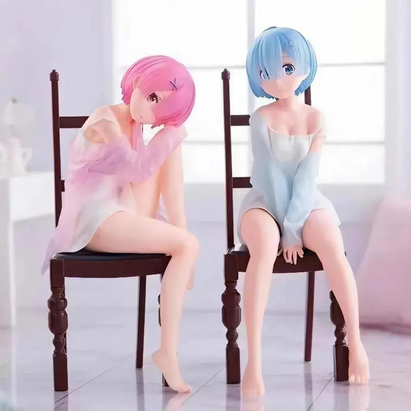 Re:Zero Rem Sitting Chair PVC Figure – Cute Collectible