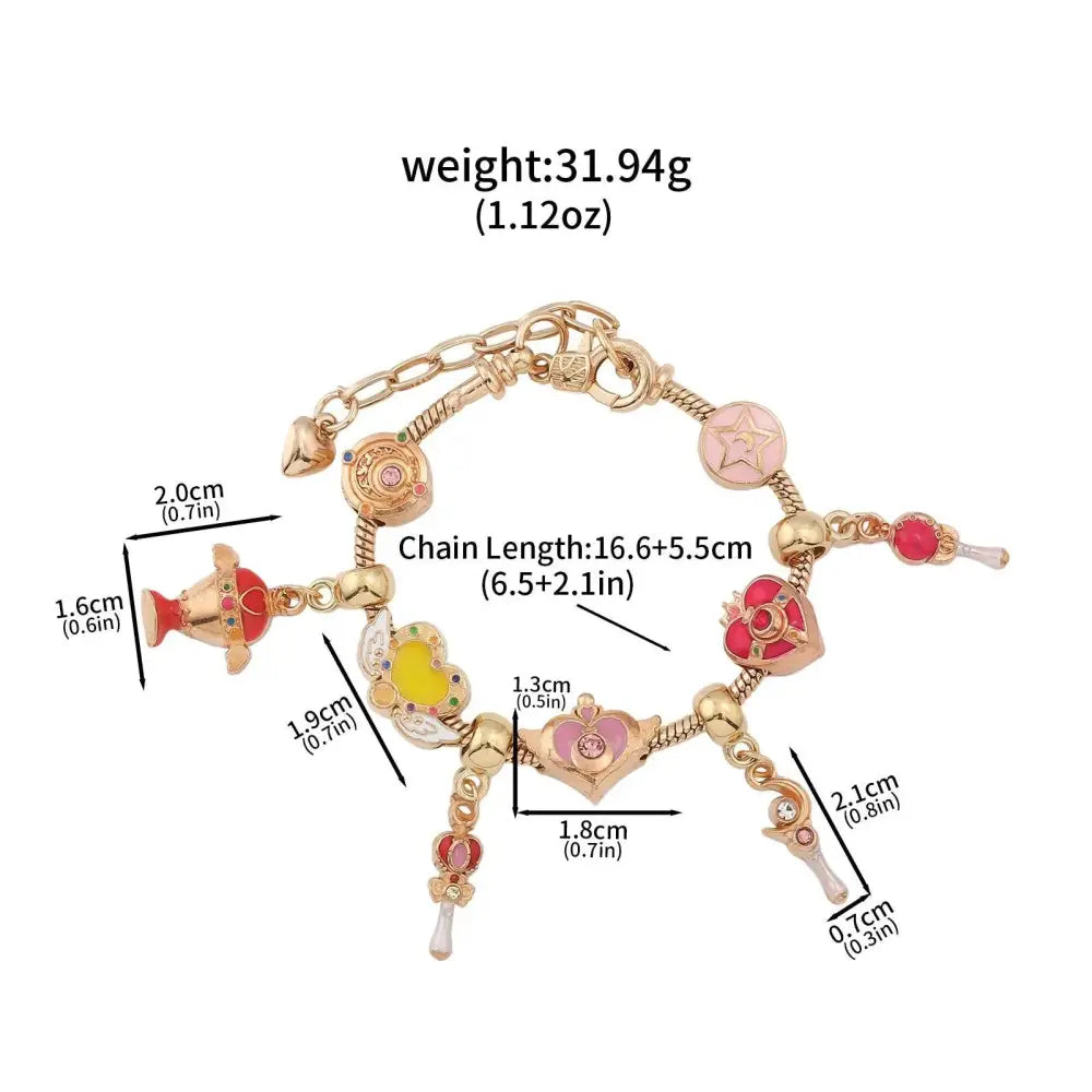 Sailor Moon Tsukino Usagi Enamel Keychain – Cosplay Jewelry