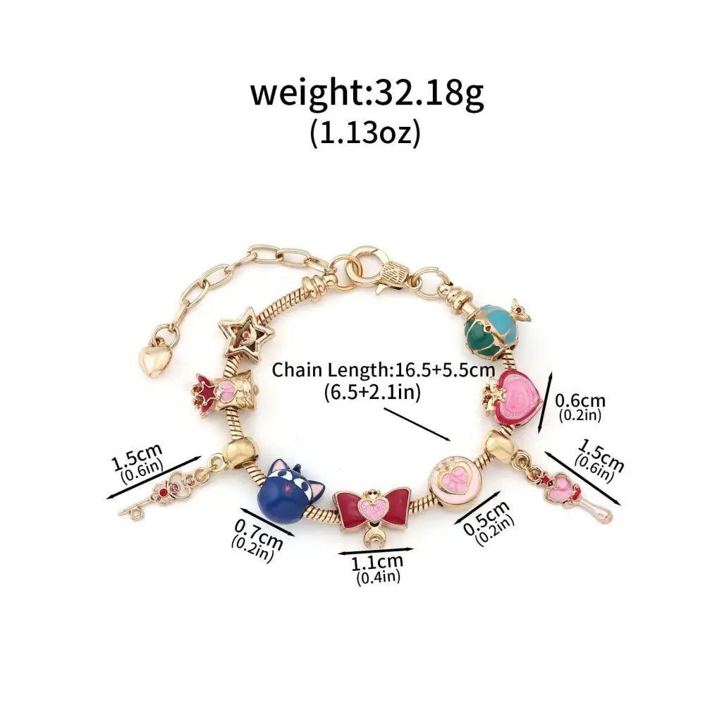 Sailor Moon Tsukino Usagi Enamel Keychain – Cosplay Jewelry