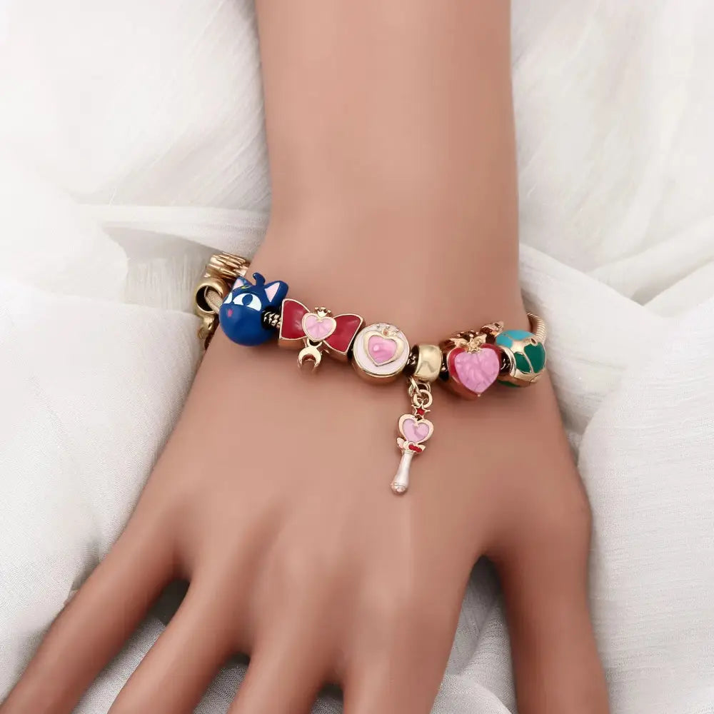 Sailor Moon Tsukino Usagi Enamel Keychain – Cosplay Jewelry