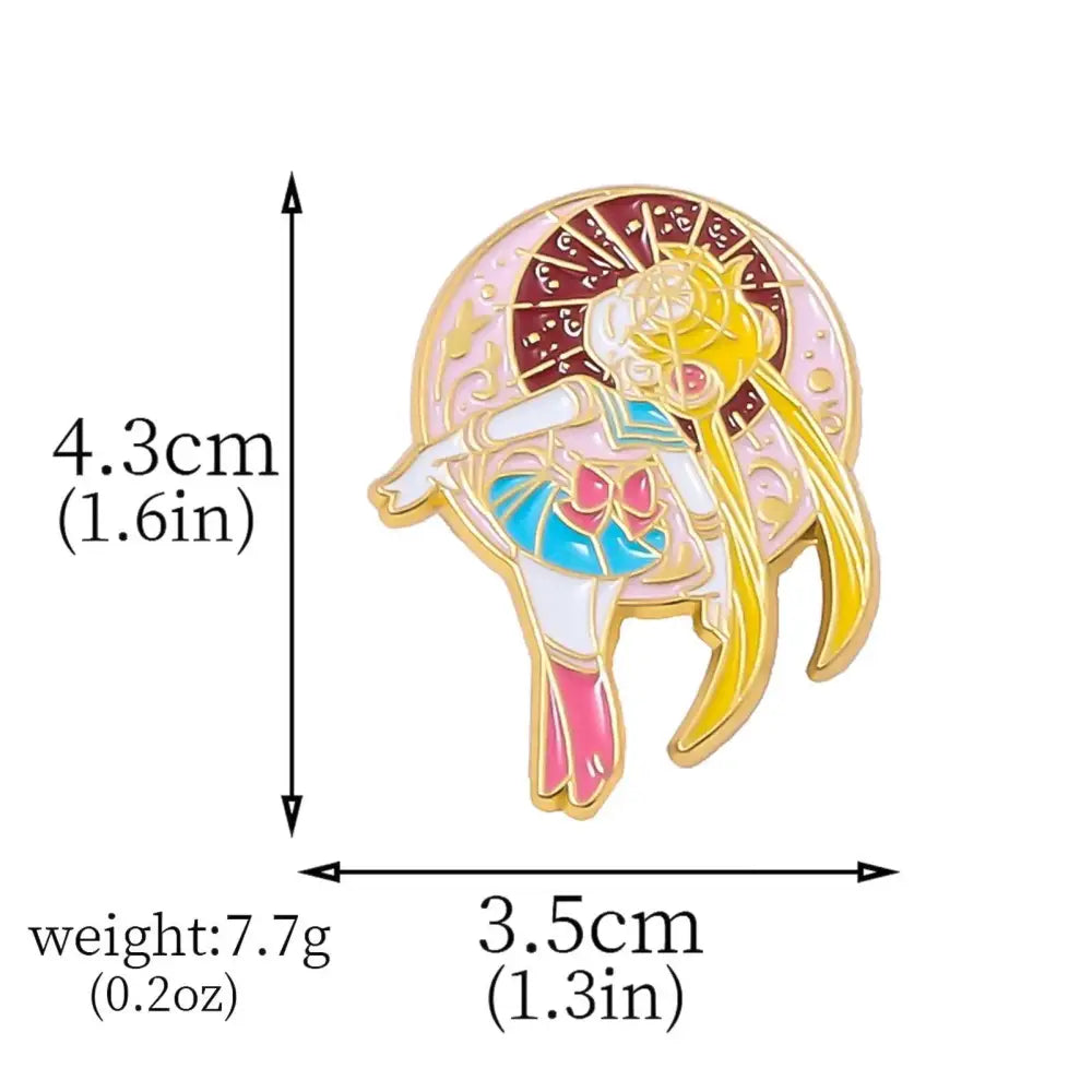 Sailor Moon Tsukino Usagi Enamel Keychain – Cosplay Jewelry