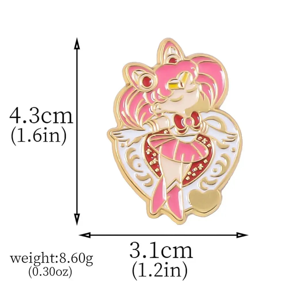 Sailor Moon Tsukino Usagi Enamel Keychain – Cosplay Jewelry