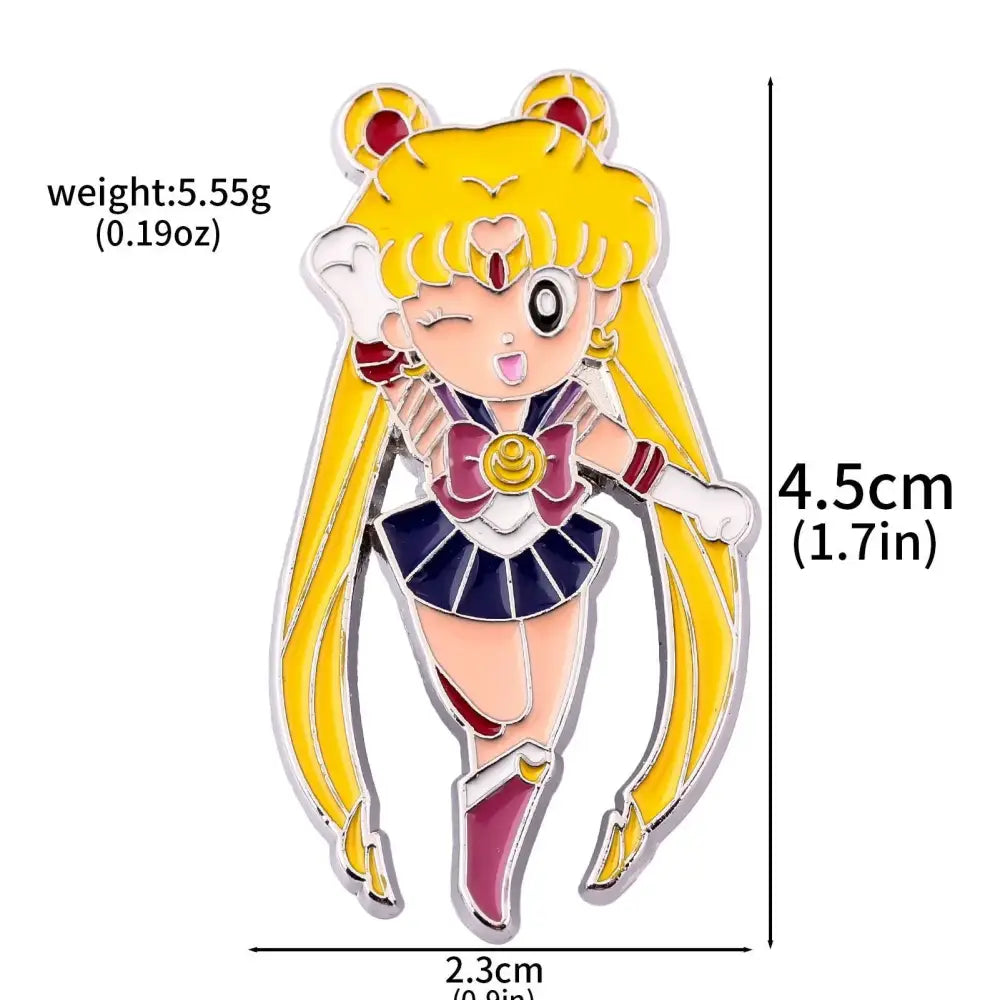 Sailor Moon Tsukino Usagi Enamel Keychain – Cosplay Jewelry