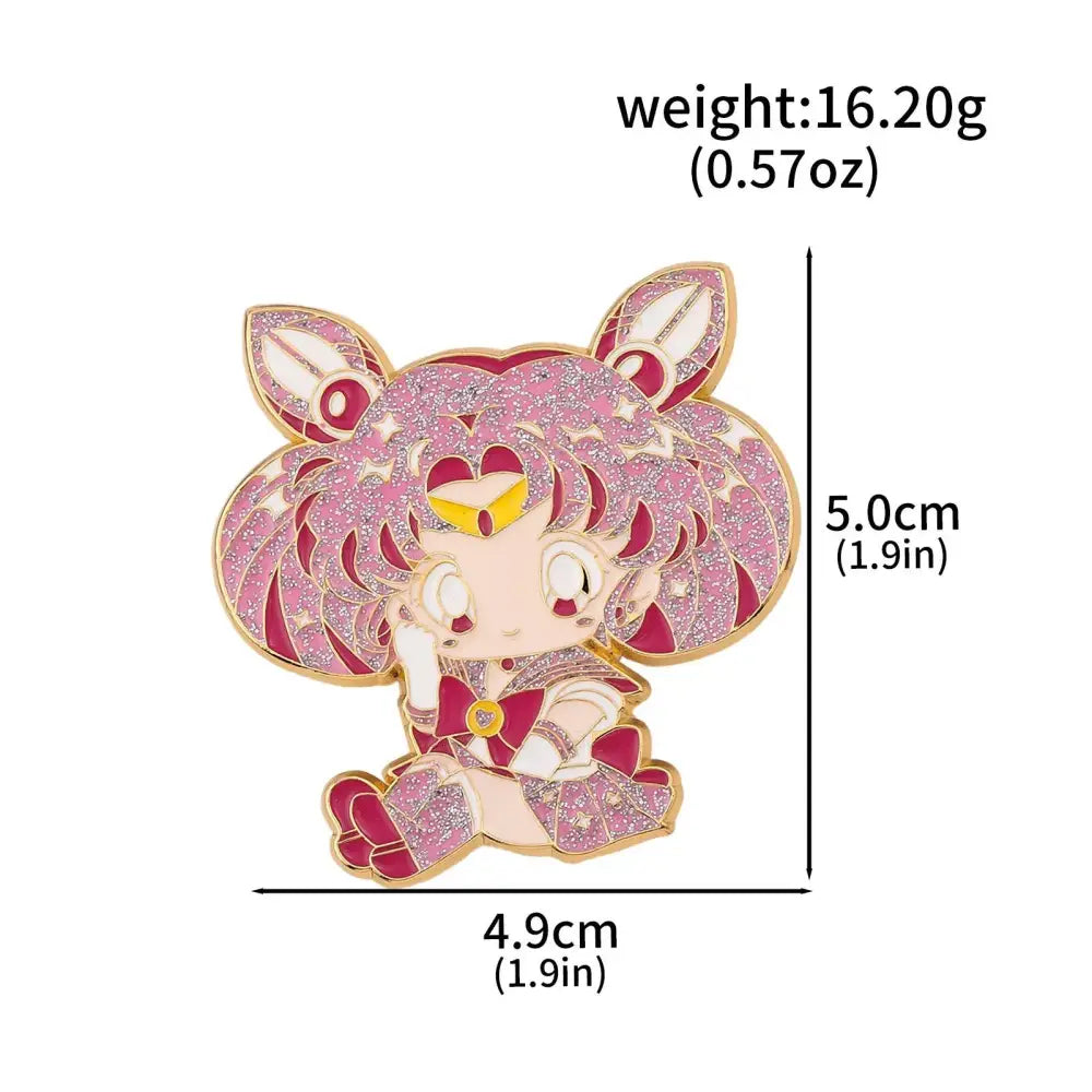 Sailor Moon Tsukino Usagi Enamel Keychain – Cosplay Jewelry
