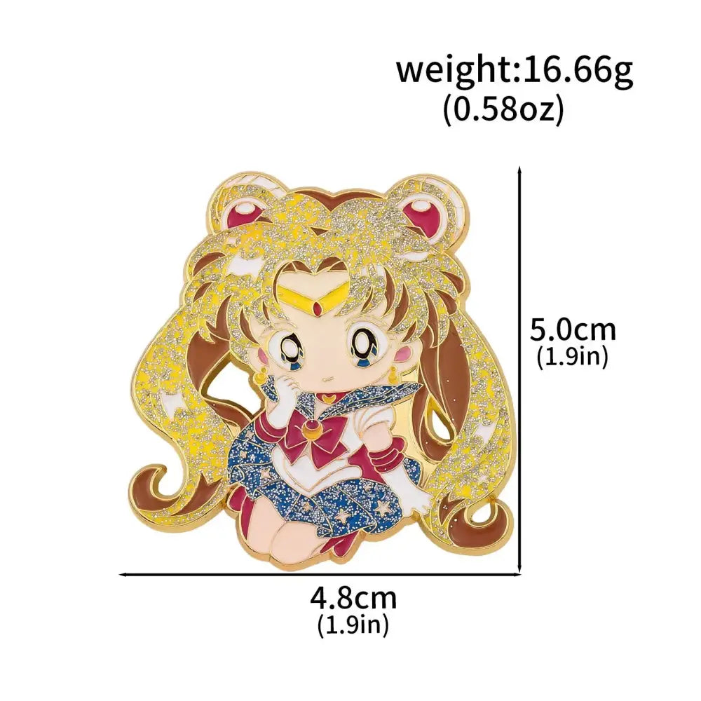 Sailor Moon Tsukino Usagi Enamel Keychain – Cosplay Jewelry