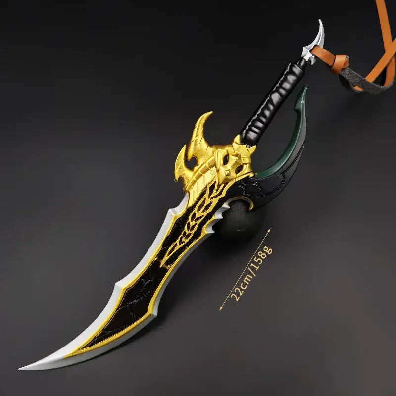 Solo Leveling Knight Killer Fangs Sword – 22cm Metal Keychain
