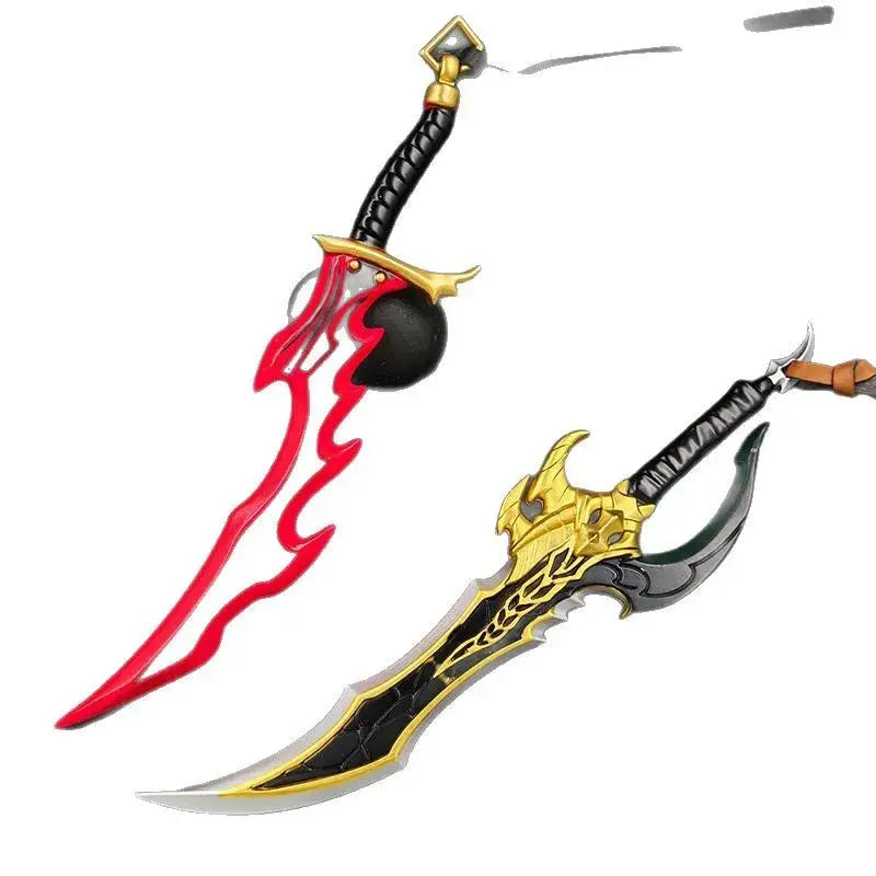 Solo Leveling Knight Killer Fangs Sword – 22cm Metal Keychain