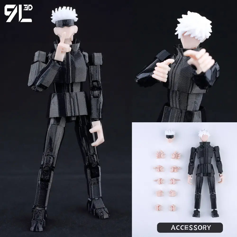 Solo Leveling Sung Jin-Woo Action Figure – 3D Printed Movable Dummy 13