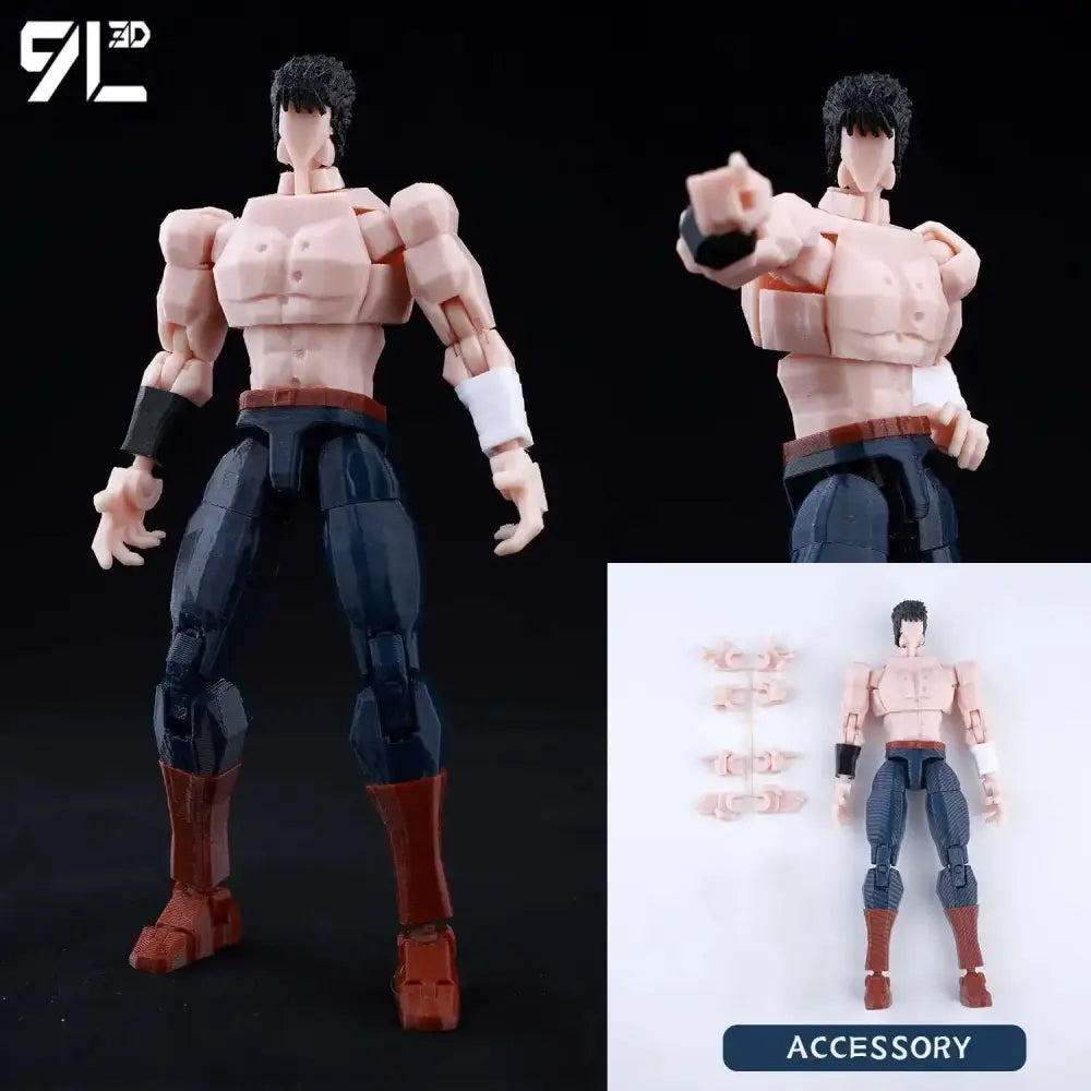 Solo Leveling Sung Jin-Woo Action Figure – 3D Printed Movable Dummy 13