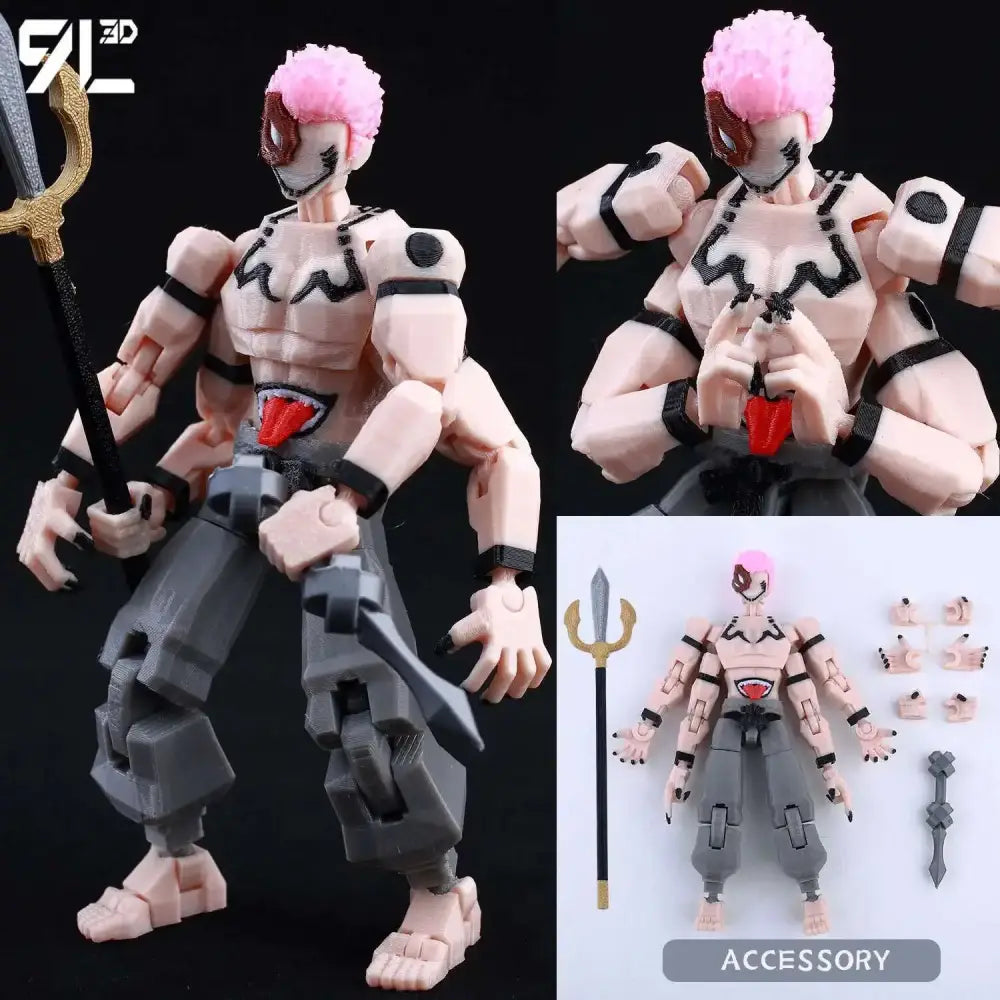 Solo Leveling Sung Jin-Woo Action Figure – 3D Printed Movable Dummy 13