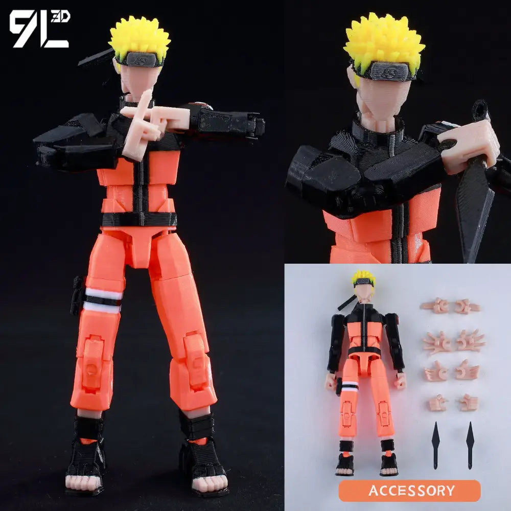 Solo Leveling Sung Jin-Woo Action Figure – 3D Printed Movable Dummy 13