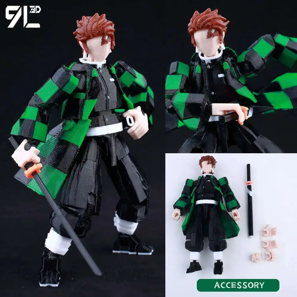 Solo Leveling Sung Jin-Woo Action Figure – 3D Printed Movable Dummy 13