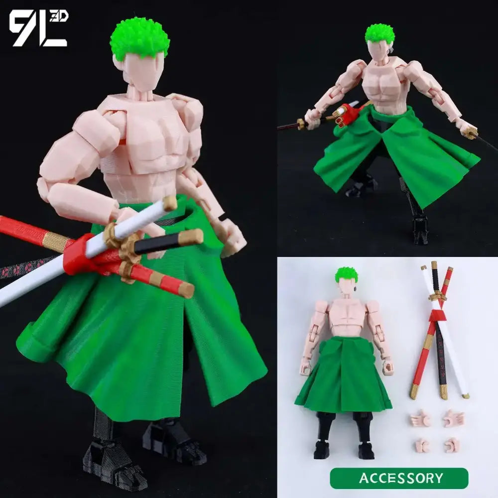 Solo Leveling Sung Jin-Woo Action Figure – 3D Printed Movable Dummy 13