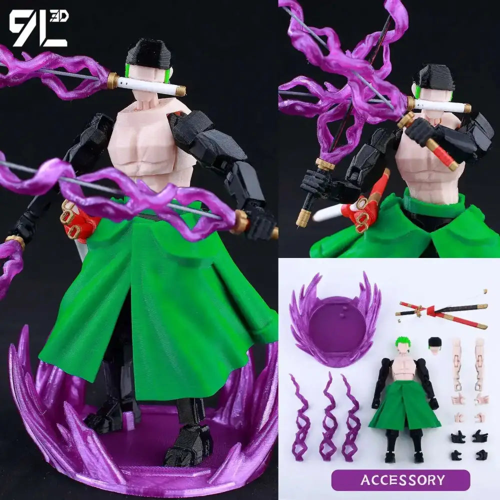 Solo Leveling Sung Jin-Woo Action Figure – 3D Printed Movable Dummy 13