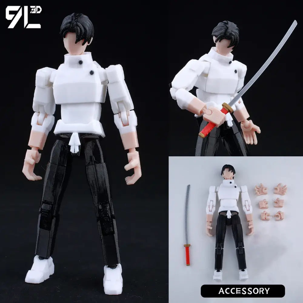 Solo Leveling Sung Jin-Woo Action Figure – 3D Printed Movable Dummy 13