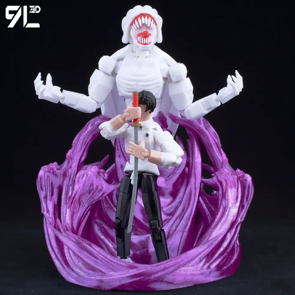 Solo Leveling Sung Jin-Woo Action Figure – 3D Printed Movable Dummy 13