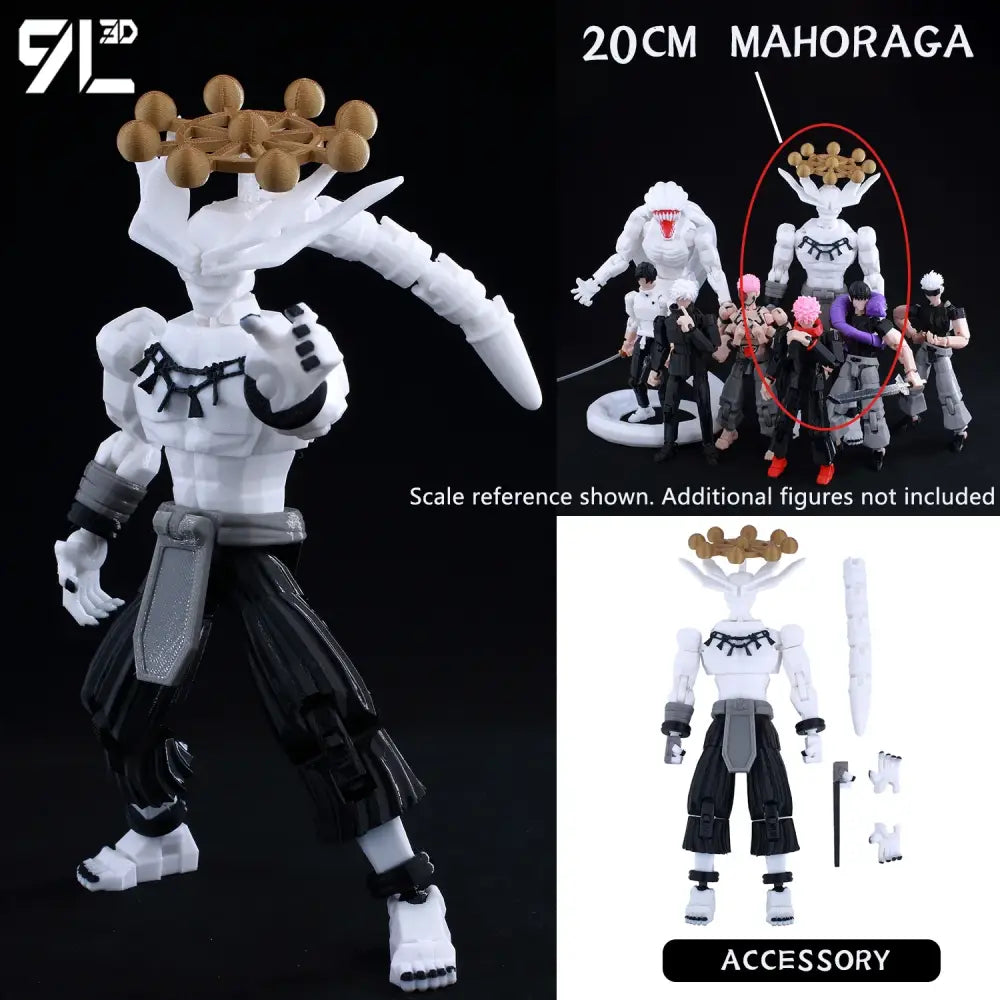Solo Leveling Sung Jin-Woo Action Figure – 3D Printed Movable Dummy 13