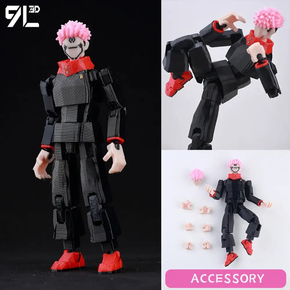 Solo Leveling Sung Jin-Woo Action Figure – 3D Printed Movable Dummy 13