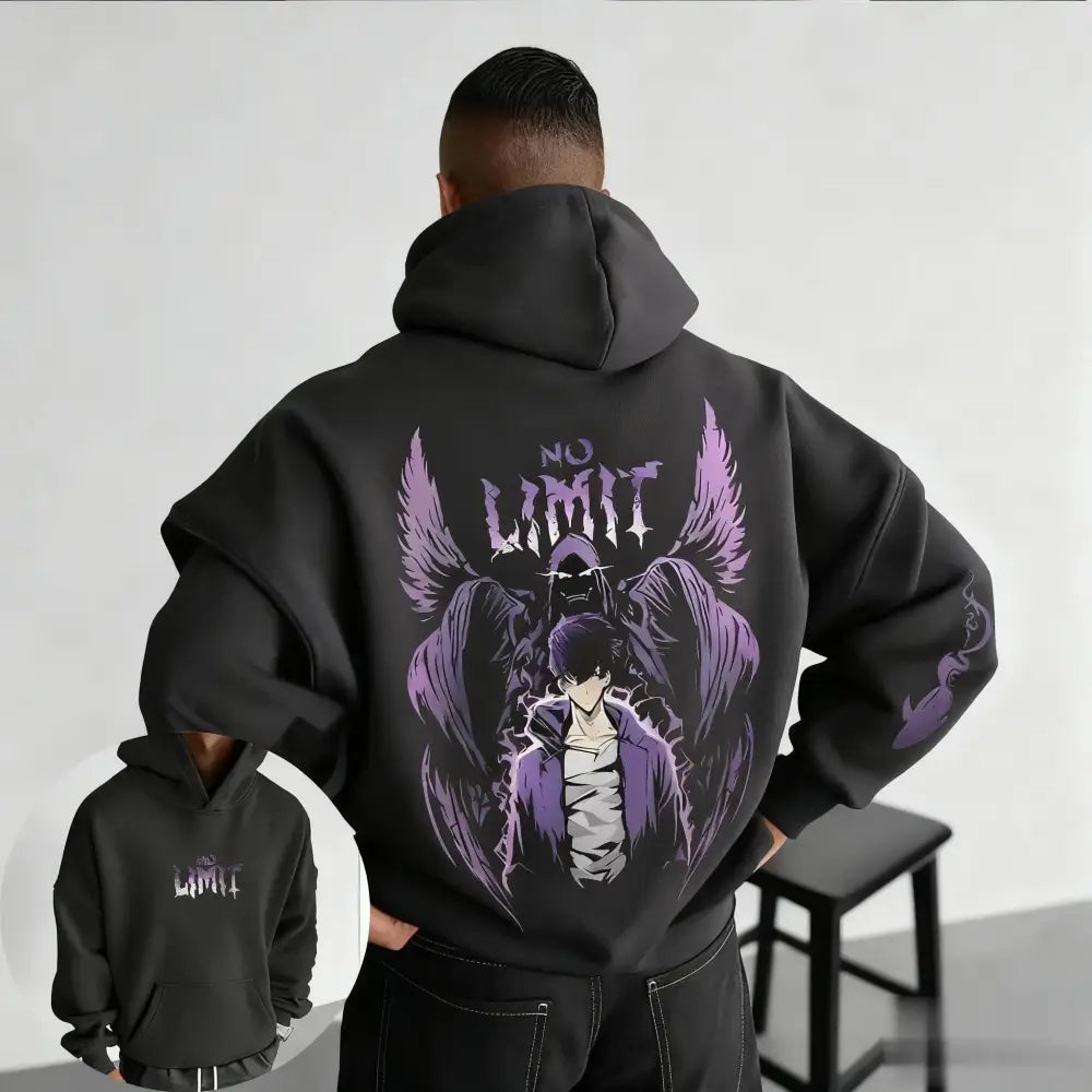 Solo Leveling Sung Jin-Woo Pullover Hoodie – Unisex Casual