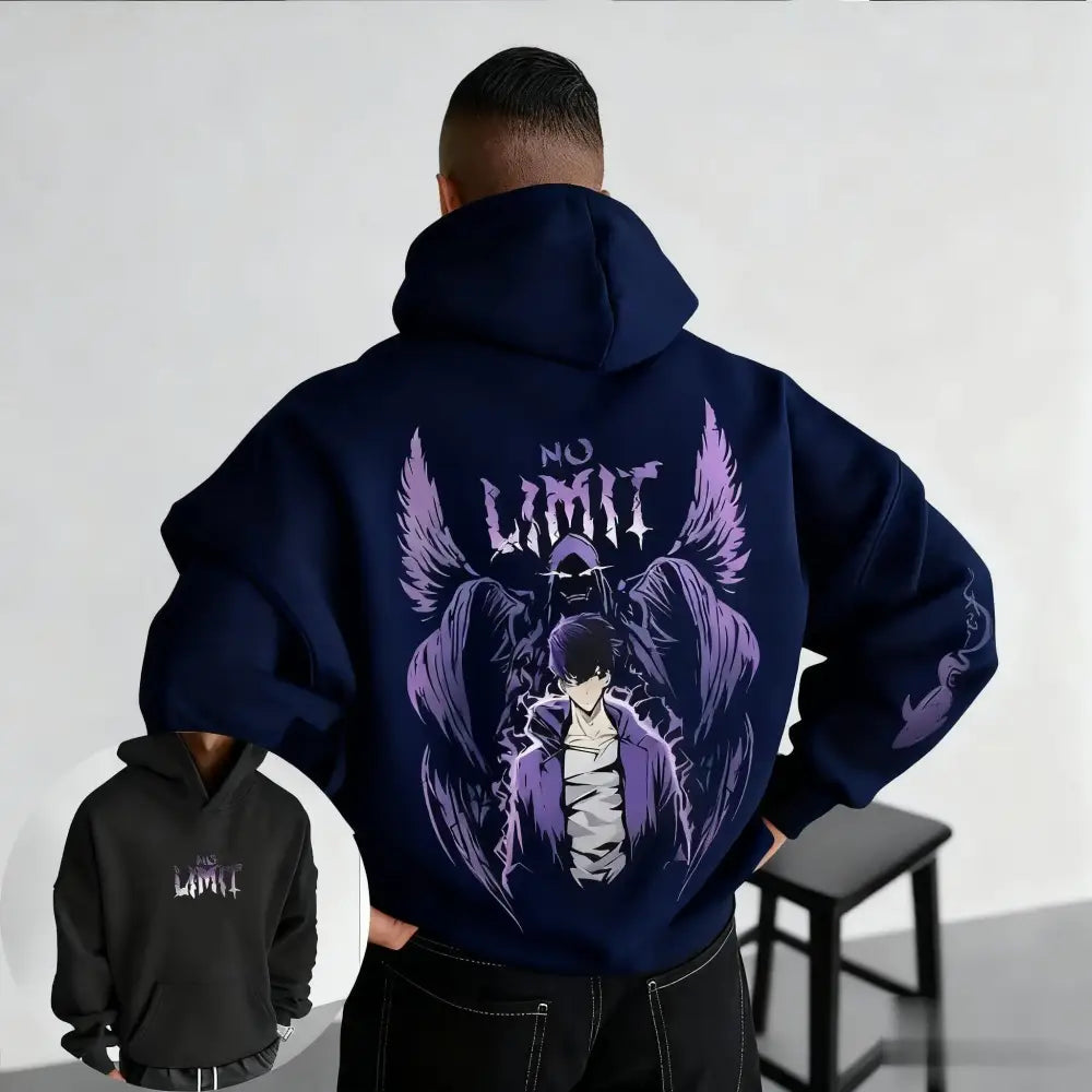 Solo Leveling Sung Jin-Woo Pullover Hoodie – Unisex Casual