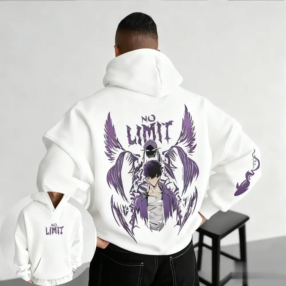 Solo Leveling Sung Jin-Woo Pullover Hoodie – Unisex Casual