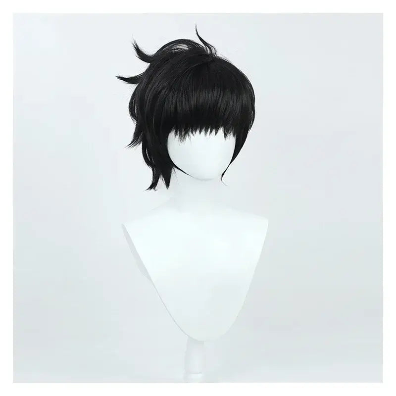 Solo Leveling Sung Jinwoo Cosplay Wig – Short Black</final